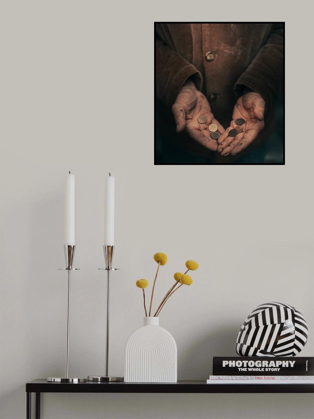 toss a coin Poster och Canvastavla