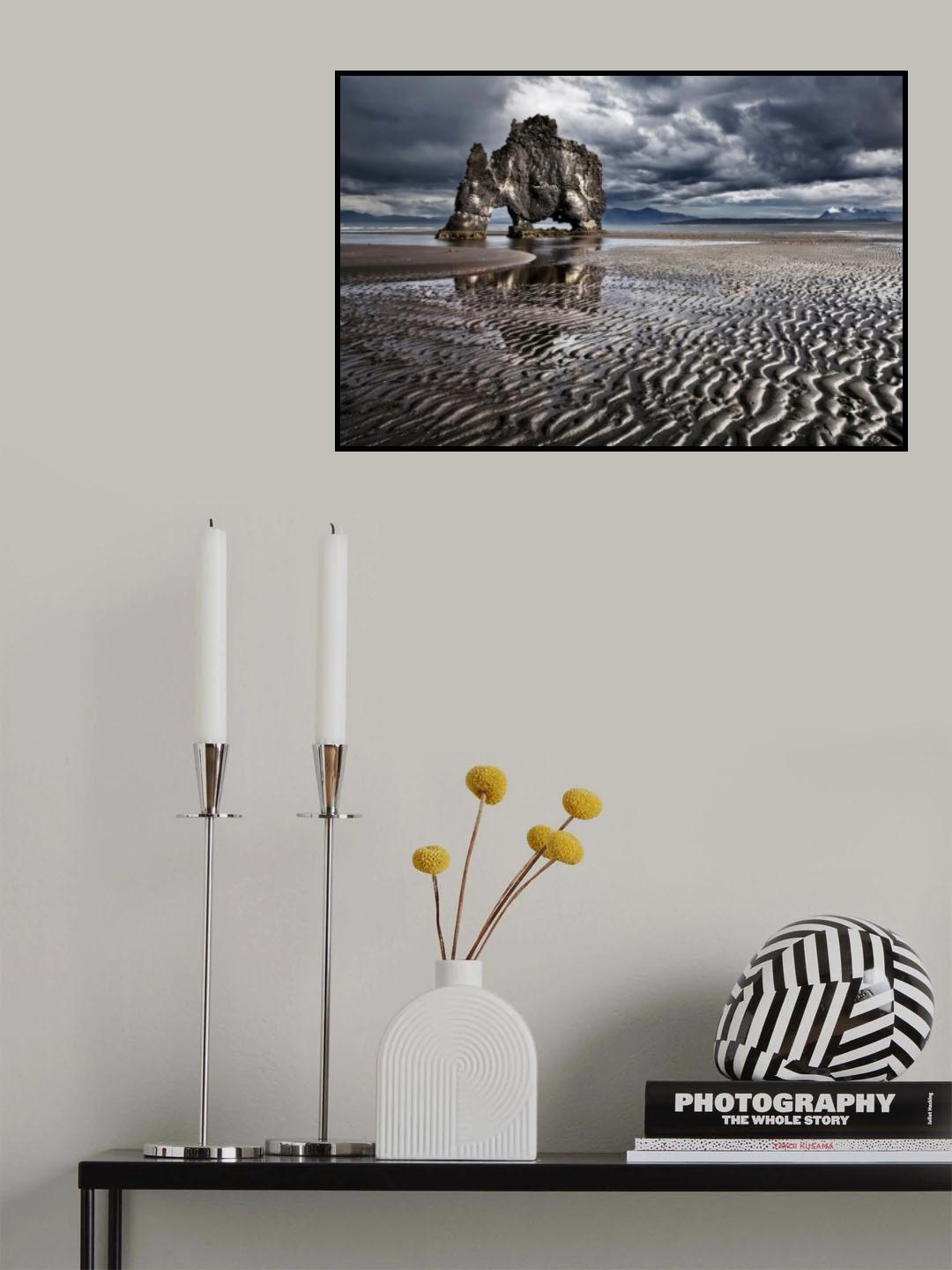 Hvítserkur Poster och Canvastavla