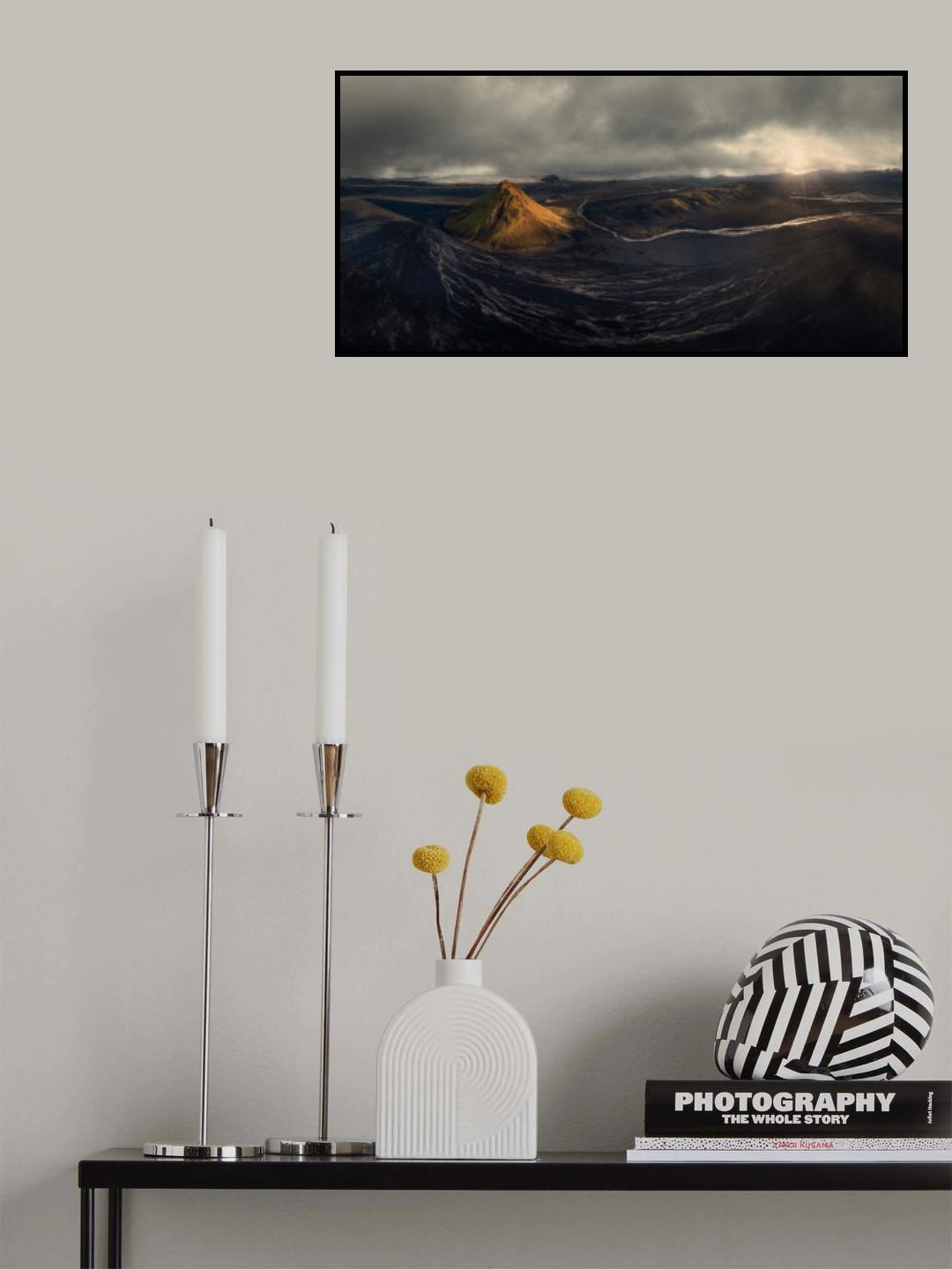 Ancient Volcano Poster och Canvastavla