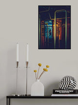Neon frame Poster och Canvastavla