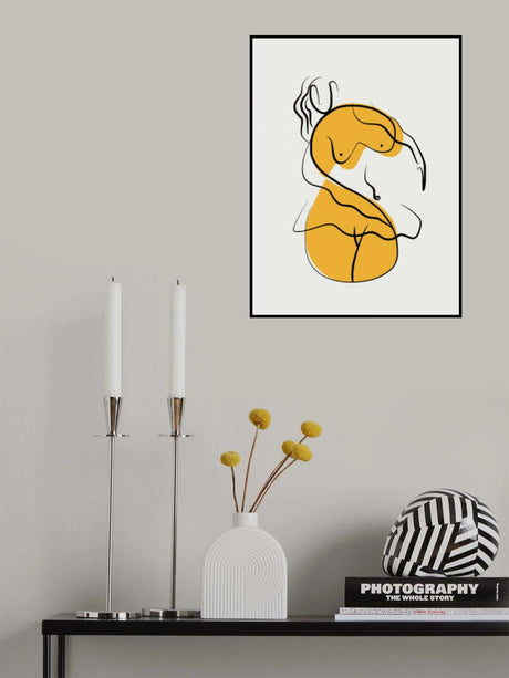 Minimalist Ballet Dancer Poster och Canvastavla