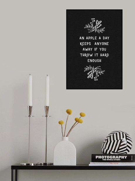 An Apple a Day Poster och Canvastavla