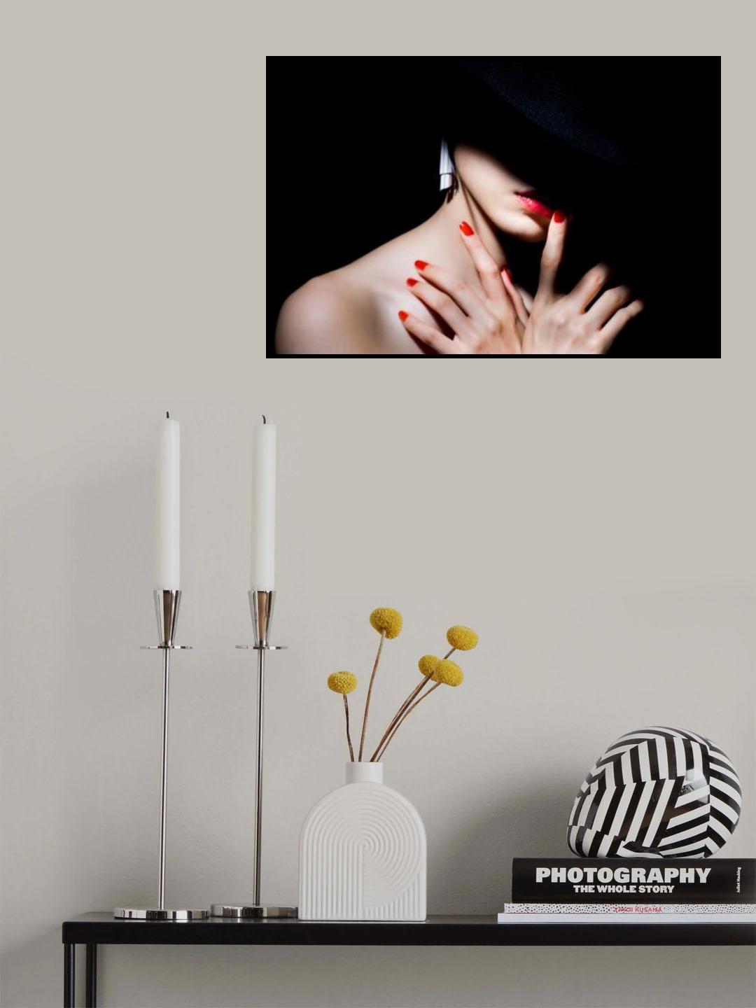 red Poster och Canvastavla