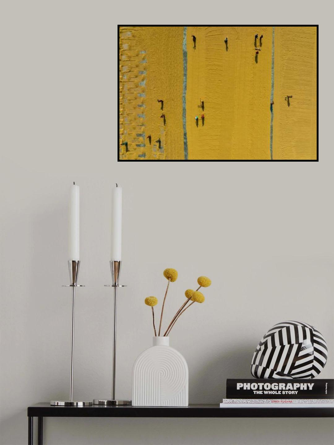 Pattern in Rice Mill Poster och Canvastavla