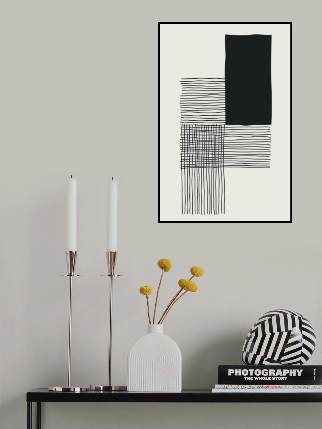 Dark Minimalism Series #4 Poster och Canvastavla
