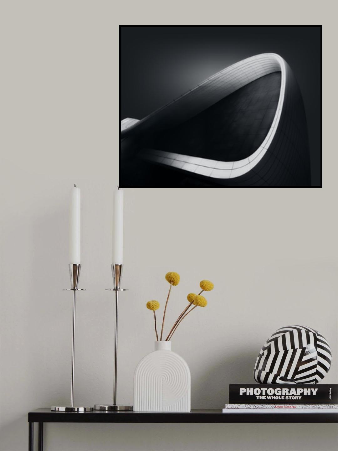 Curved lines Poster och Canvastavla