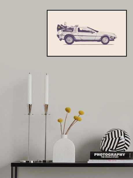 Delorean Poster och Canvastavla