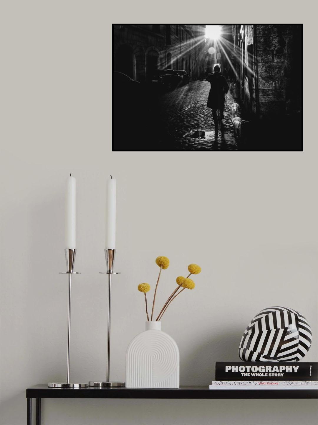 Walking with friends Poster och Canvastavla