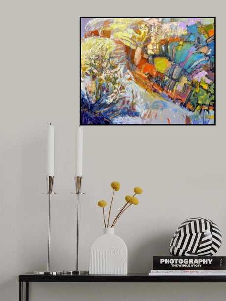 Df1929singing Dancing Between the Sun and Moon Poster och Canvastavla