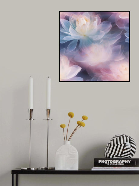 Transparent Floral 6 Poster och Canvastavla