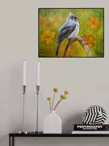 Big Eyed Tufted Titmouse Poster och Canvastavla