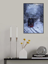 Gushing through the Frozen forest Poster och Canvastavla