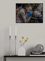 Head Tattoo Poster och Canvastavla