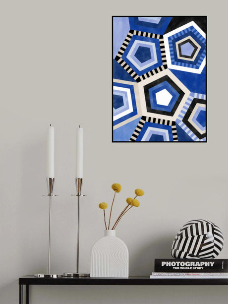 3x4 Aspectratio  Indigo61 Poster och Canvastavla