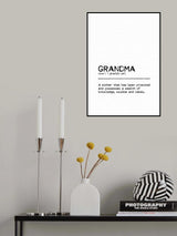 Quote Grandma Cakes Poster och Canvastavla