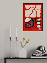 English Gardens Rainbow Red Poster och Canvastavla