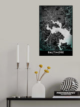 BALTIMORE Poster och Canvastavla