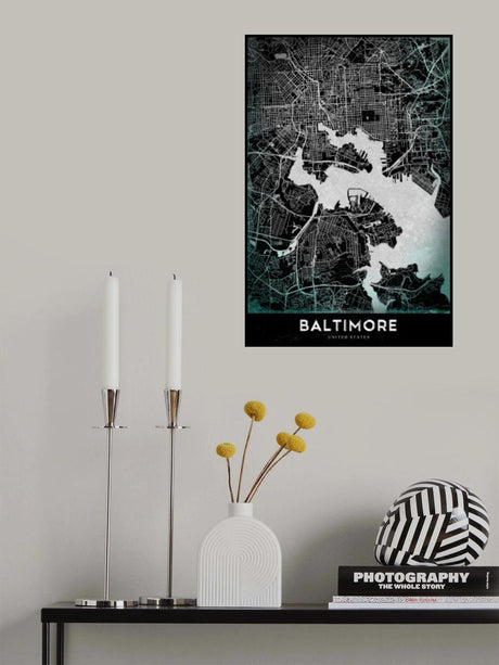 BALTIMORE Poster och Canvastavla