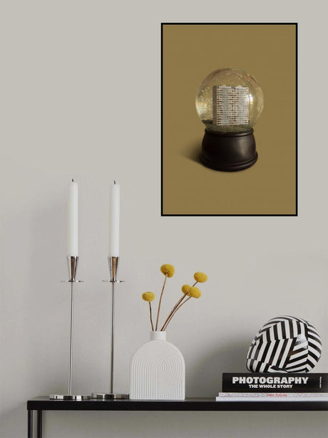 Urban Snow Globe Poster och Canvastavla
