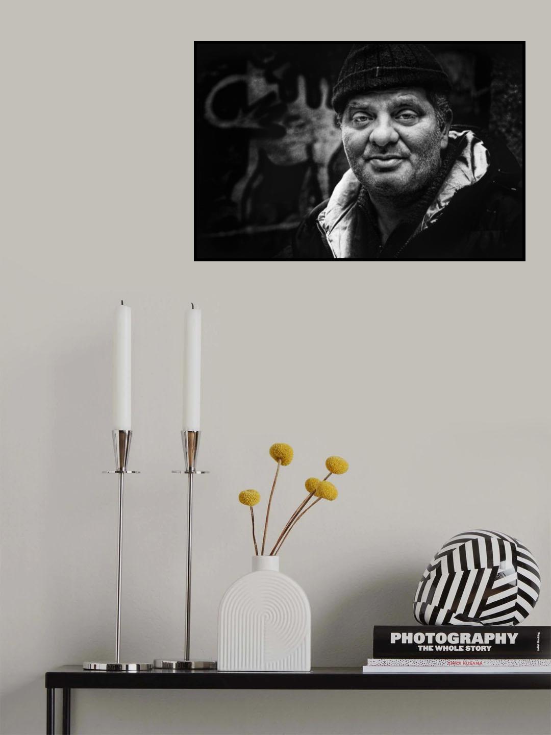 Mr. Enzo - a face of Naples. Poster och Canvastavla