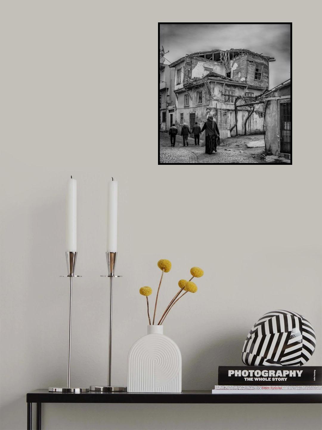 Historical houses Poster och Canvastavla