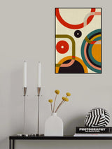 Mid Century Cirque Kopie Poster och Canvastavla