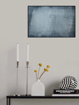 Minimal Abstract Blue 02 Poster och Canvastavla