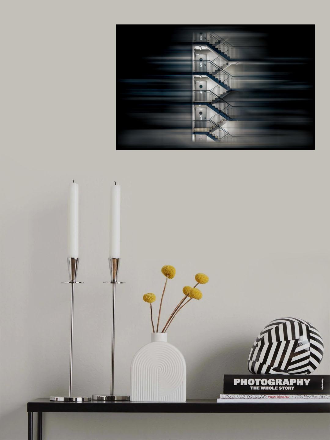 ... stairway Poster och Canvastavla