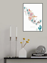 Mexico Map No 1 Poster och Canvastavla