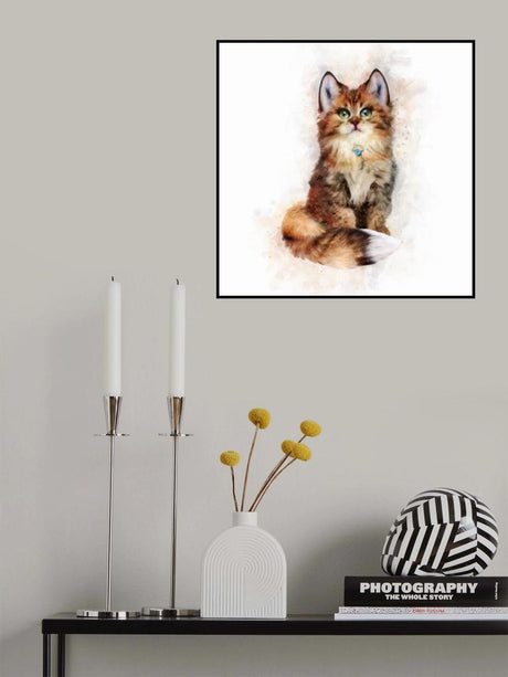 Baby Cat Poster och Canvastavla