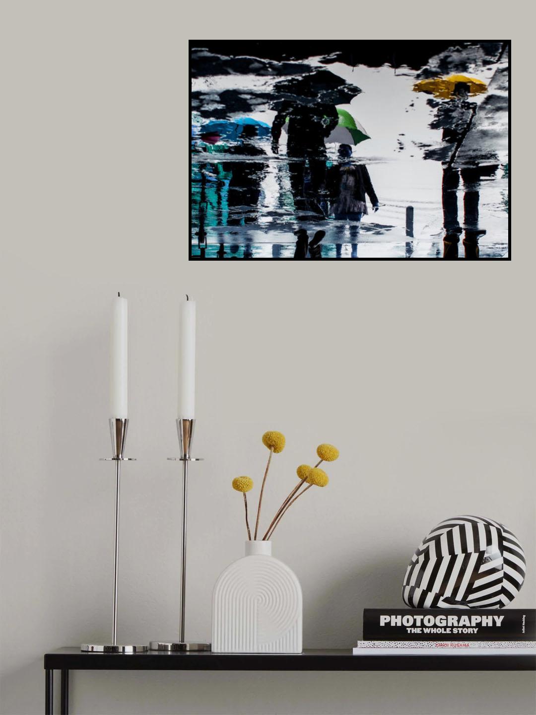 Walk on the rain Poster och Canvastavla