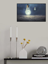 Moon Lamp Poster och Canvastavla