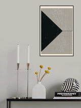Black and White Lines Series #2 Poster och Canvastavla