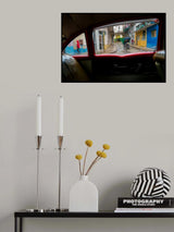 View through a Taxi Poster och Canvastavla