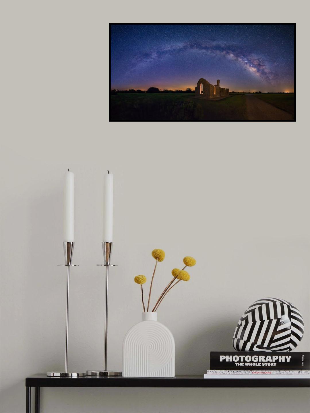 Fort Griffin Under The Night Sky Poster och Canvastavla