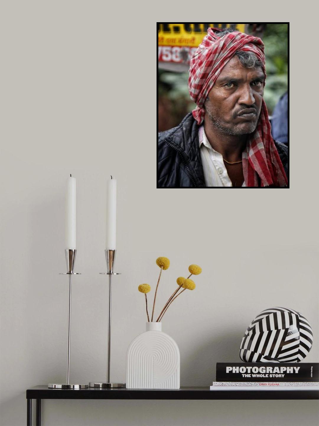 Angry man Poster och Canvastavla
