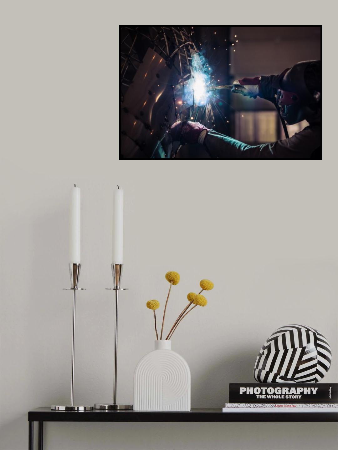 Welder Poster och Canvastavla