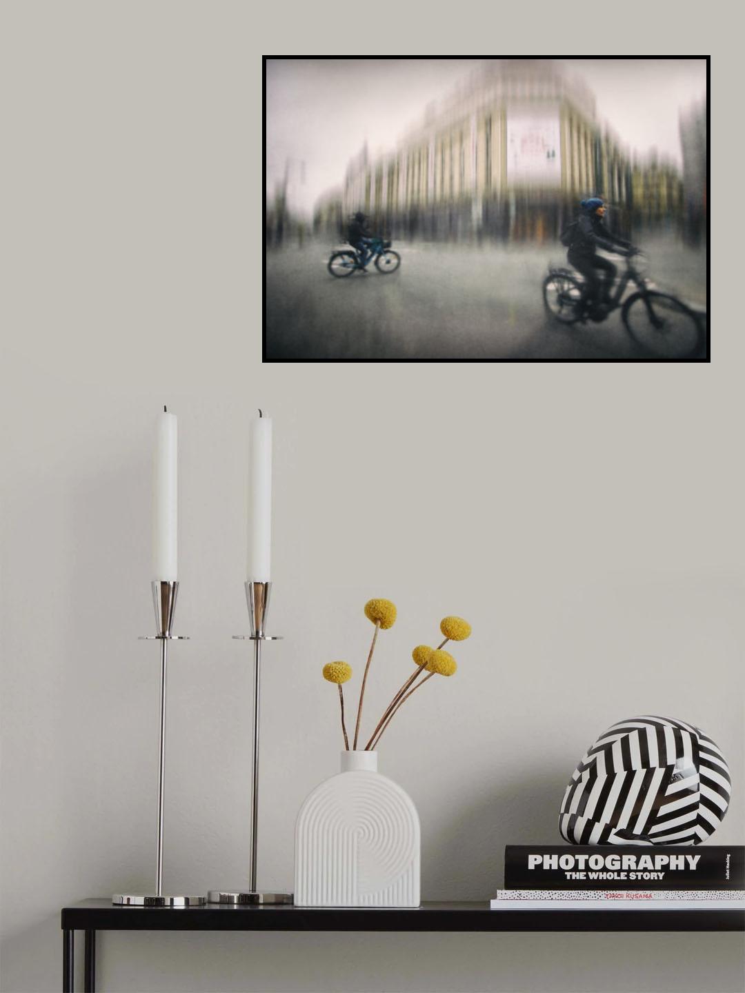 A street in Paris Poster och Canvastavla