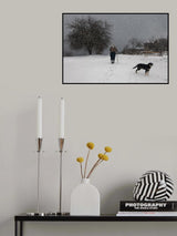 Тtracks in the snow Poster och Canvastavla
