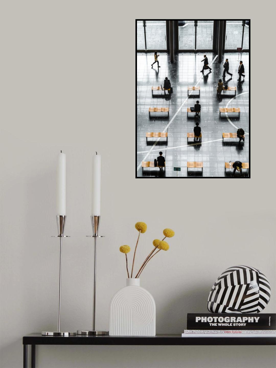 Walking people and Sitting people Poster och Canvastavla