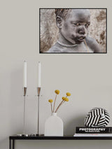 Mundari tribe boy - South Sudan Poster och Canvastavla