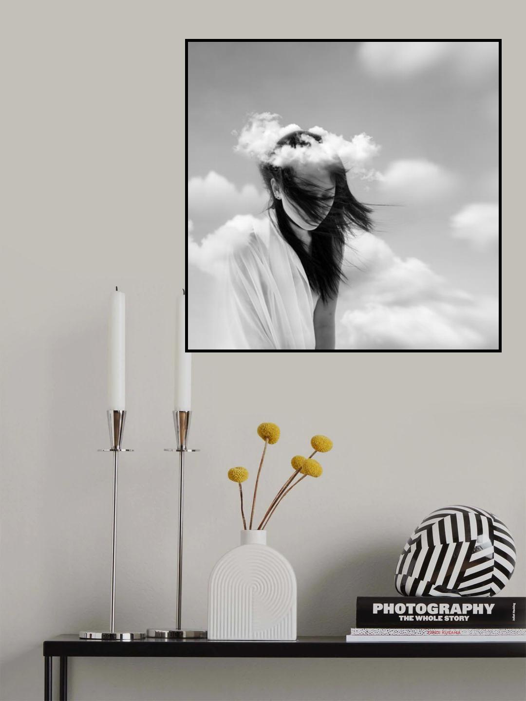 Lady Cloud Poster och Canvastavla