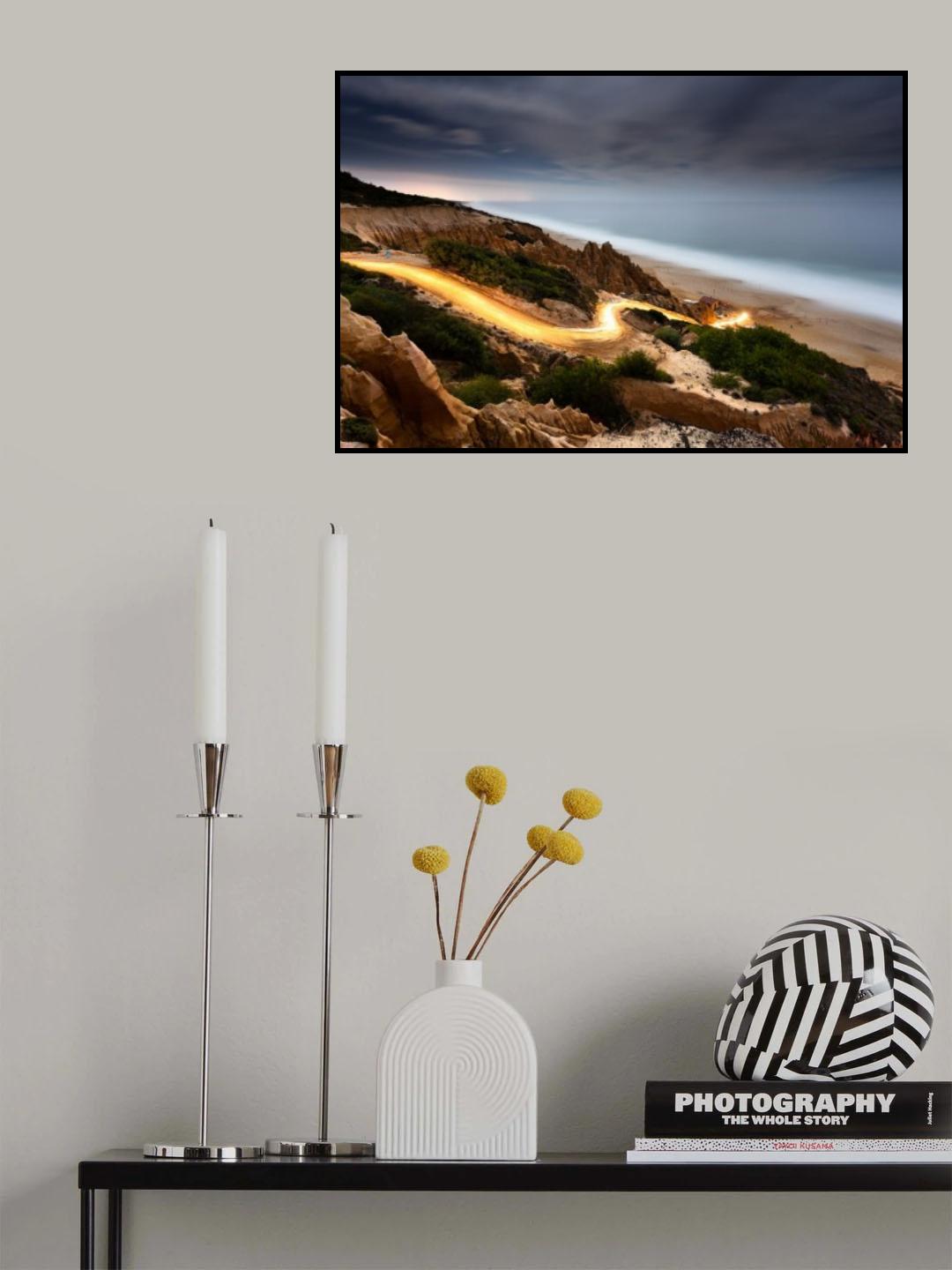 the S out of the beach Poster och Canvastavla