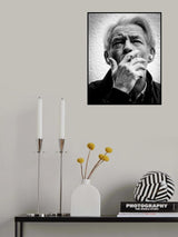 Le type au café en face de moi Poster och Canvastavla