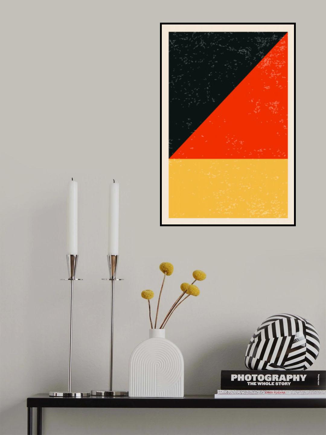 Minimal Abstract Shapes Series #9 Poster och Canvastavla