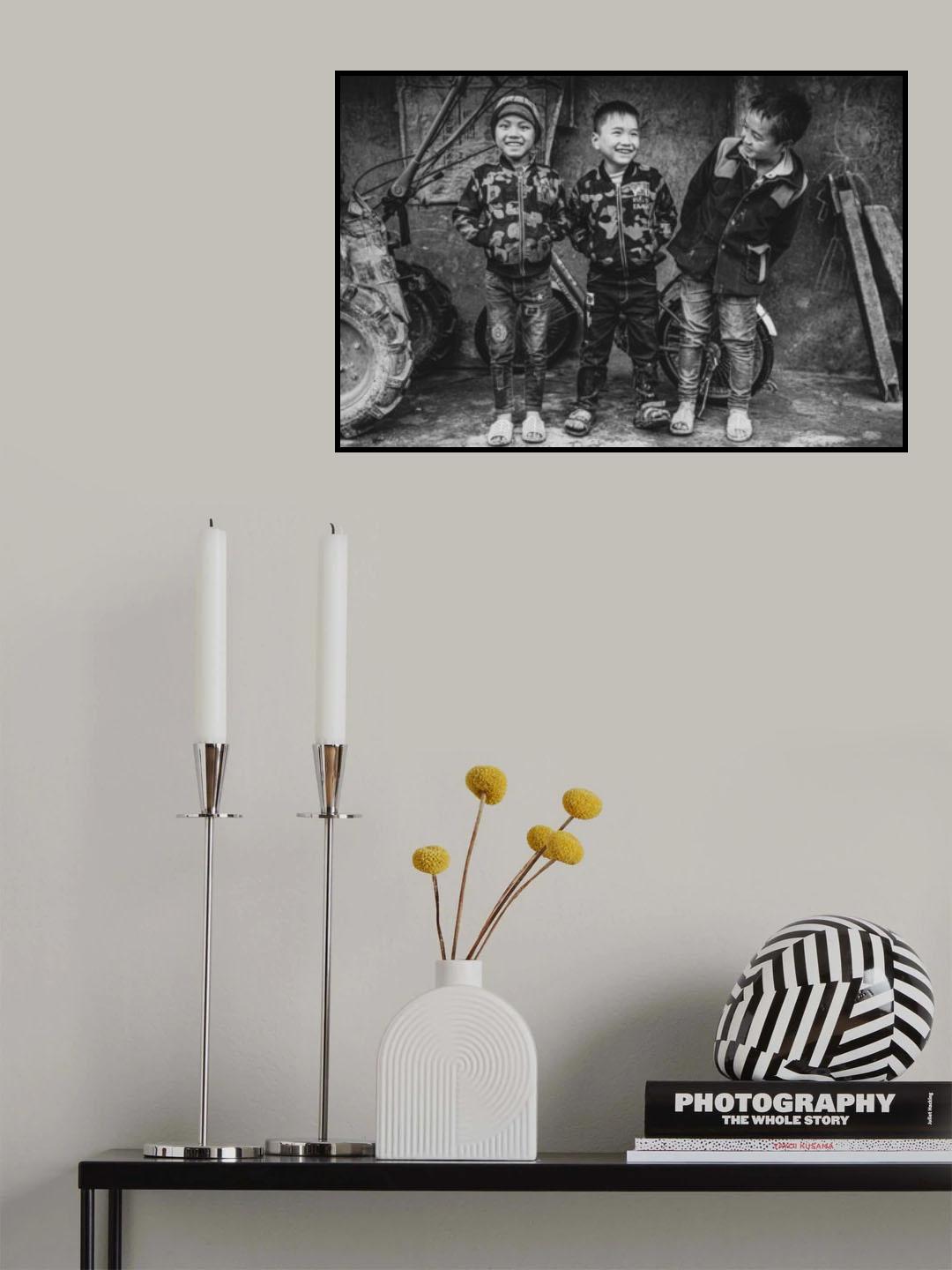 Three souls in the valley Poster och Canvastavla