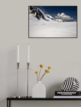 Walking on the glacier Poster och Canvastavla