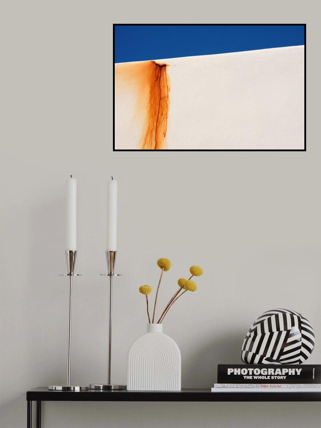 Tears of a white wall Poster och Canvastavla