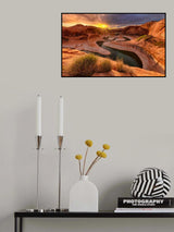 Sunrise at Reflection Canyon Poster och Canvastavla