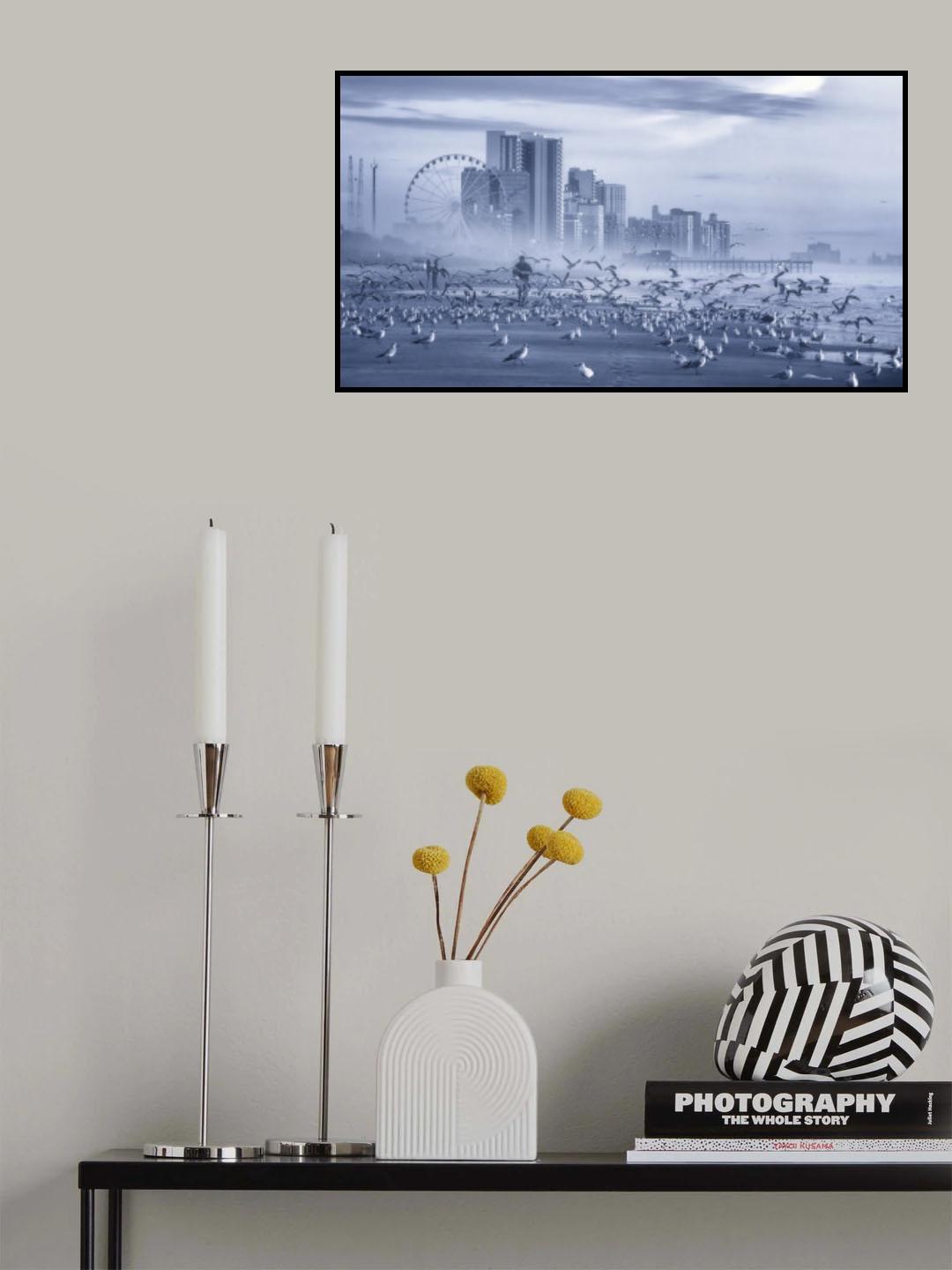 The Man and the Birds Poster och Canvastavla